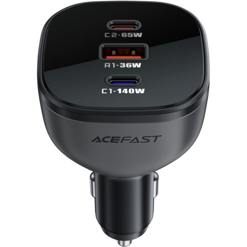 Автозарядка 3xUSB 165W (2xUSB-C + USB-A) B14 Acefast (6974316282938)