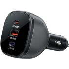 Автозарядка 3xUSB 165W (2xUSB-C + USB-A) B14 Acefast (6974316282938)