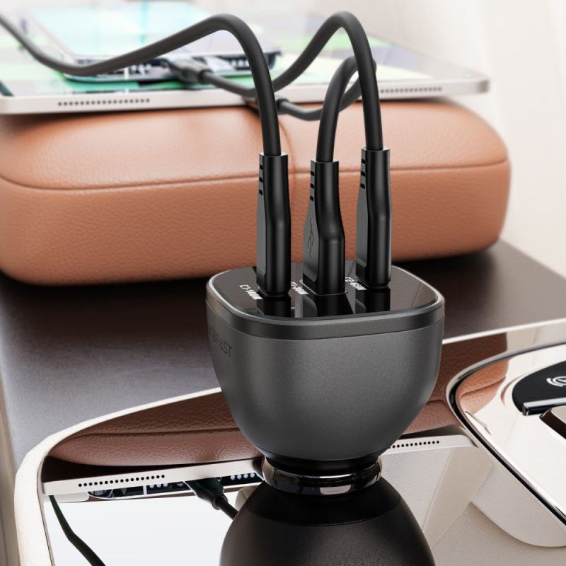 Автозарядка 3xUSB 165W (2xUSB-C + USB-A) B14 Acefast (6974316282938)