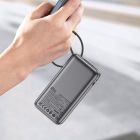 УМБ Acefast 10000mAh 30W PD USB-A,USB-C In/Out, with built-in USB-C cable M7 Black (6974316283379)
