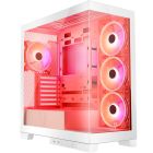 Корпус Modecom VOLCANO SPACE APEX ARGB 4x140mm fans MIDI USB 3.0x2+TYPE-C WHITE без БЖ ATX (AT-SPACE-PG-20-000000-000)
