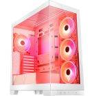 Корпус Modecom VOLCANO SPACE APEX ARGB 4x140mm fans MIDI USB 3.0x2+TYPE-C WHITE без БЖ ATX (AT-SPACE-PG-20-000000-000)