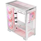 Корпус Modecom VOLCANO SPACE APEX ARGB 4x140mm fans MIDI USB 3.0x2+TYPE-C WHITE без БЖ ATX (AT-SPACE-PG-20-000000-000)