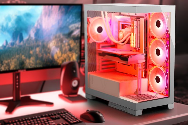 Корпус Modecom VOLCANO SPACE APEX ARGB 4x140mm fans MIDI USB 3.0x2+TYPE-C WHITE без БЖ ATX (AT-SPACE-PG-20-000000-000)