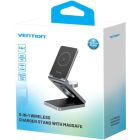 Зарядний пристрій Wireless 15W 3-in-1 Fast Charger Gray Vention (FGFH0)