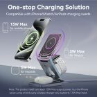Зарядний пристрій Wireless 15W 3-in-1 Fast Charger Gray Vention (FGFH0)