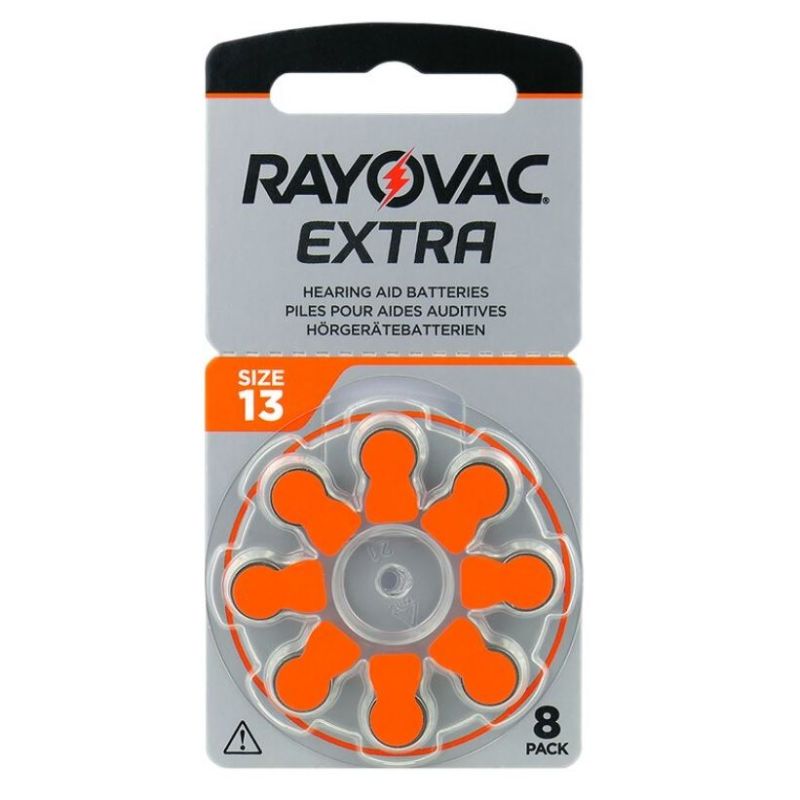 Батарейка Rayovac Extra 13 (13AUX-8XEMF) BL 8 шт (для слуховых аппаратов) (4589)