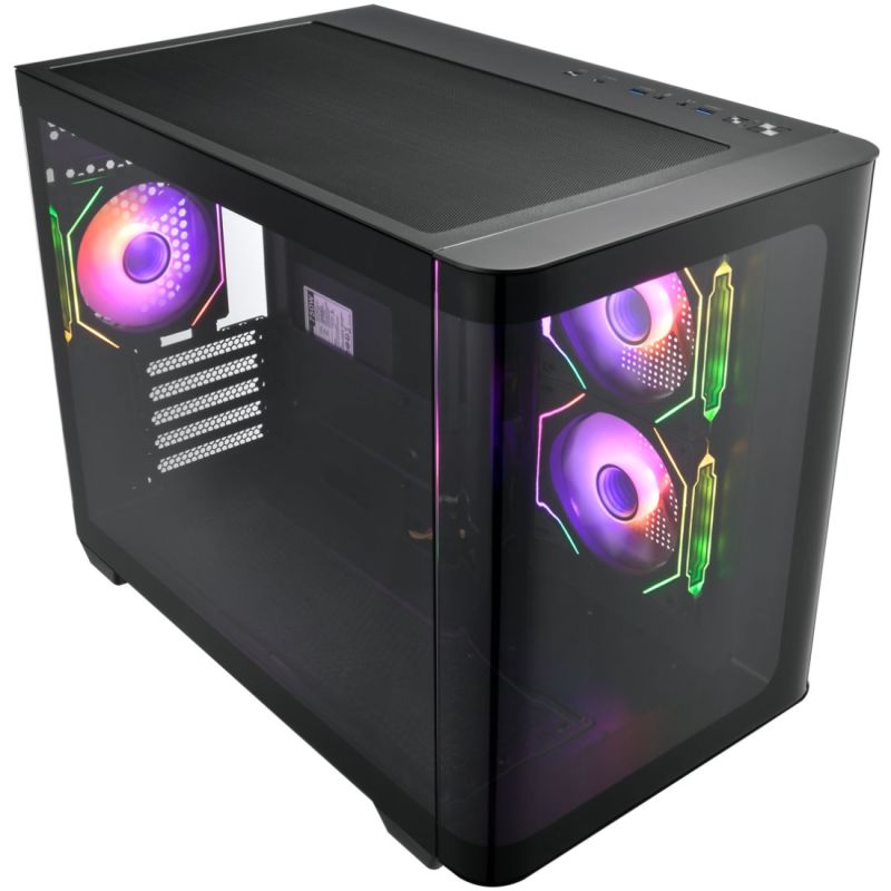 Корпус FSP S380-BA без БЖ mATX Black (S380-BA)