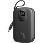 УМБ Joyroom 10000mAh 22,5W PD,QC, USB-A, USB-C In/Out with built-in USB-C cable Black (JR-PBF17)