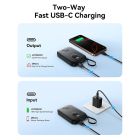 УМБ Joyroom 10000mAh 22,5W PD,QC, USB-A, USB-C In/Out with built-in USB-C cable Black (JR-PBF17)