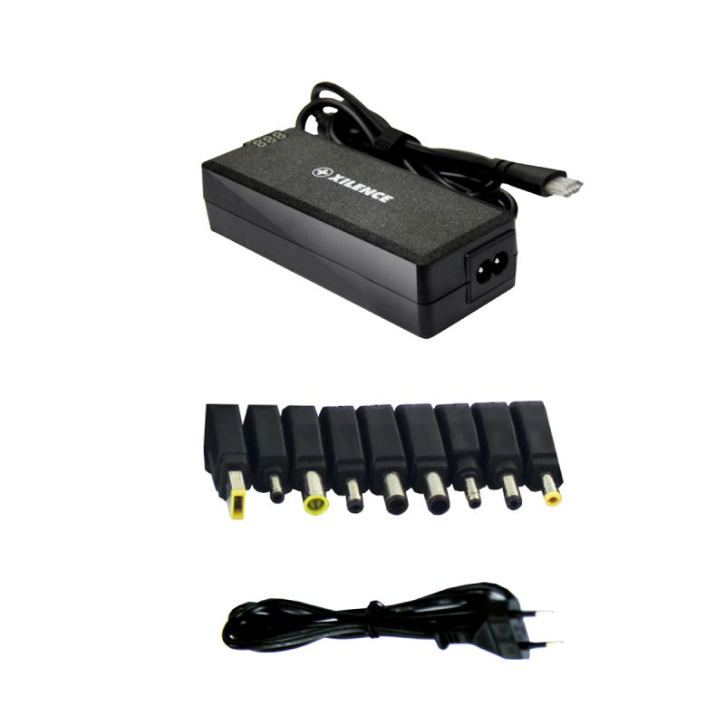 Адаптер живлення для ноутбука Xilence 90W Mini Universal Чорний (SPS-XP-LP90.XM010)