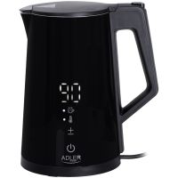 Електрочайник Adler AD 1345 black 1850-2200Вт/ 1.7л/ STRIX/ встановлення температури/ (AD1345B)