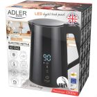 Електрочайник Adler AD 1345 black 1850-2200Вт/ 1.7л/ STRIX/ встановлення температури/ (AD1345B)