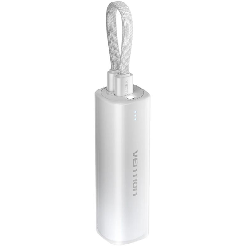 УМБ Vention 5000mAh 20W PD, USB-C In/Out, Lightning In/Out, with cable, Gradient Gray (FHWM0)