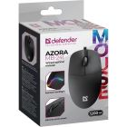 Мишка Defender Azora MB-241, 3кн.,1200dpi, чорна (52241)