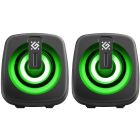 Акустична система 2.0 Defender J1, 6Вт, підсвітка, USB, чорна (65961)