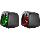 Акустична система 2.0 Defender J1, 6Вт, підсвітка, USB, чорна (65961)