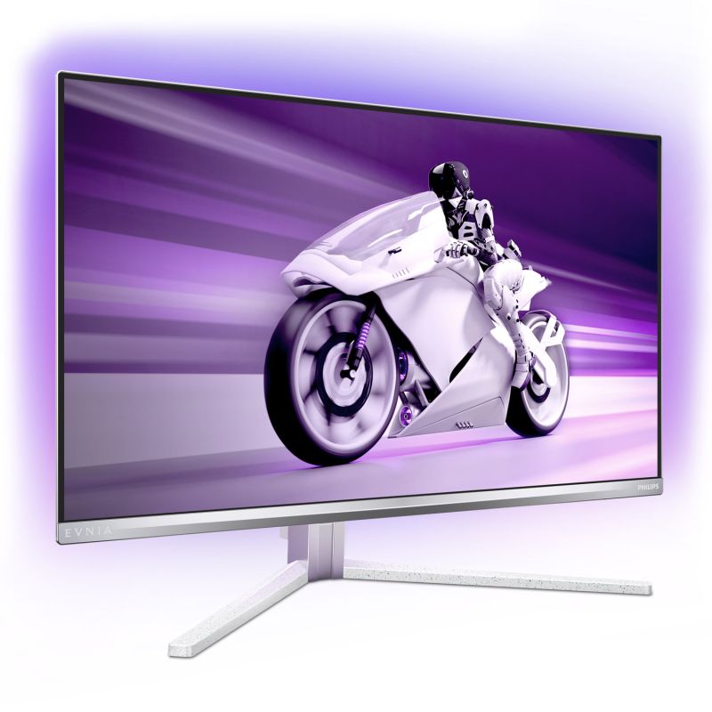 TFT 27" Philips 27M2N8500, QD-OLED, QHD, 360Hz, 0,3ms, 2xHDMI, DP, USB-hub, HAS, Pivot, колонки, біл (27M2N8500/00)
