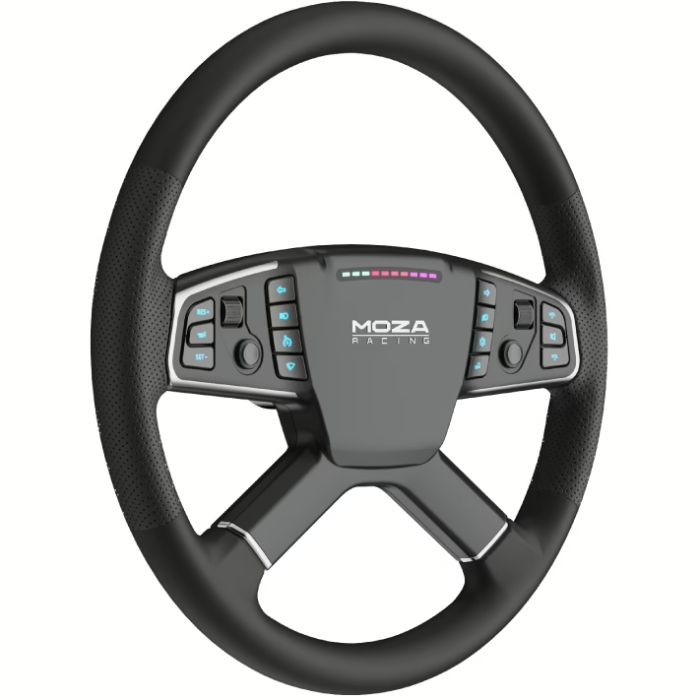 Кермо MOZA Racing TSW Truck  40cм.,14 кн. RGB, чорне (RS060_Moza)
