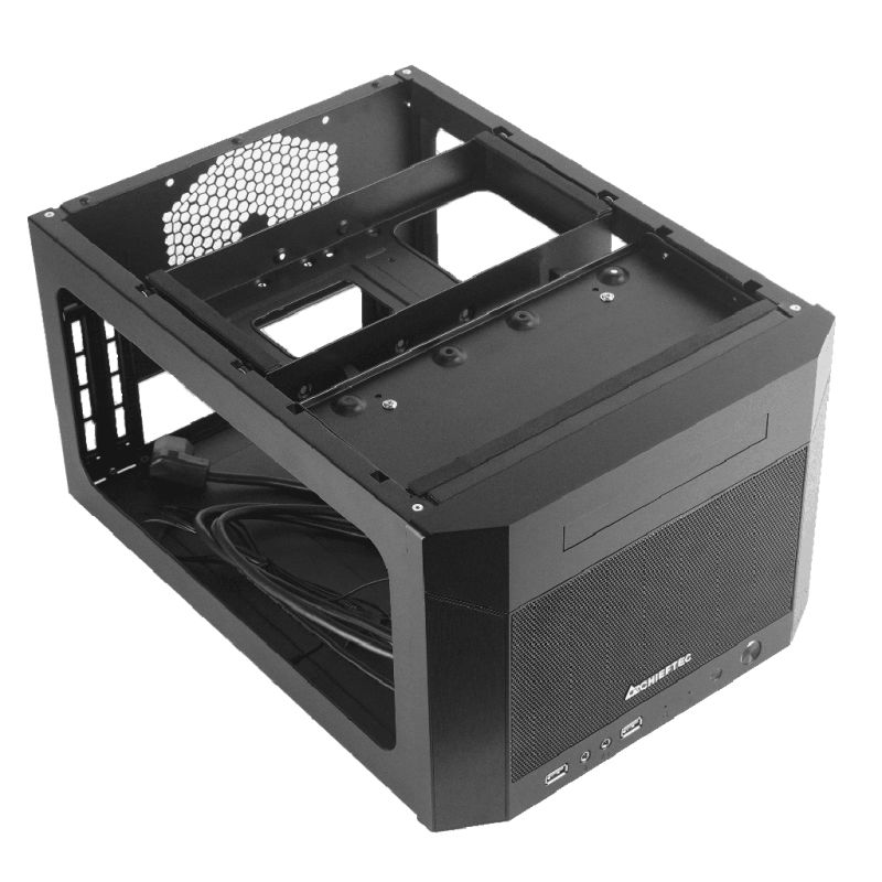 Корпус Chieftec PRO CUBE MINI CN-01B-OP miniITX, без БЖ, Black (CN-01B-OP)