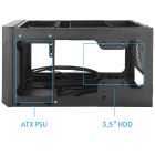 Корпус Chieftec PRO CUBE MINI CN-01B-OP miniITX, без БЖ, Black (CN-01B-OP)