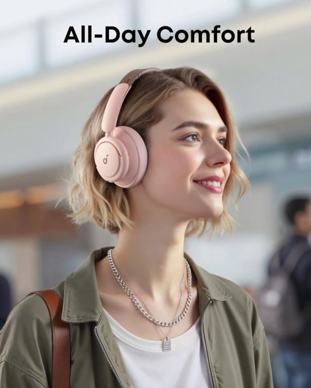 Bluetooth-гарнітура Anker SoundCore Life Q30 v2 Sakura Pink (A3028353)