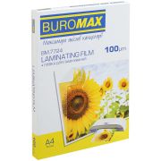Пленка для ламинирования Buromax, глянцевая, А4, 100мк, 100 шт (BM.7724)