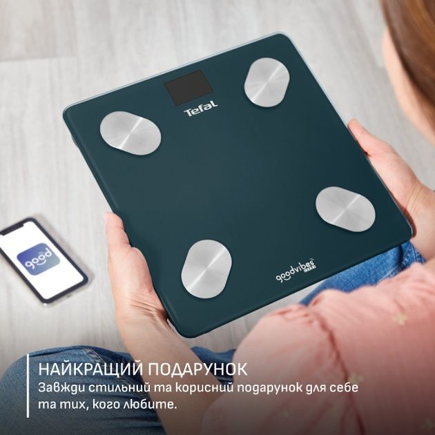Весы напольные Tefal GoodVibes Life+ (BM9720F0)