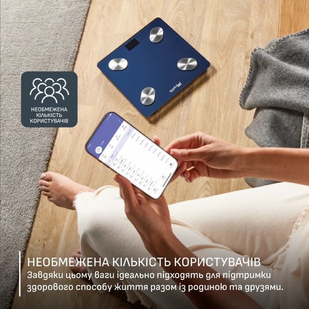 Ваги підлоговi Tefal GoodVibes Life+ (BM9720F0)