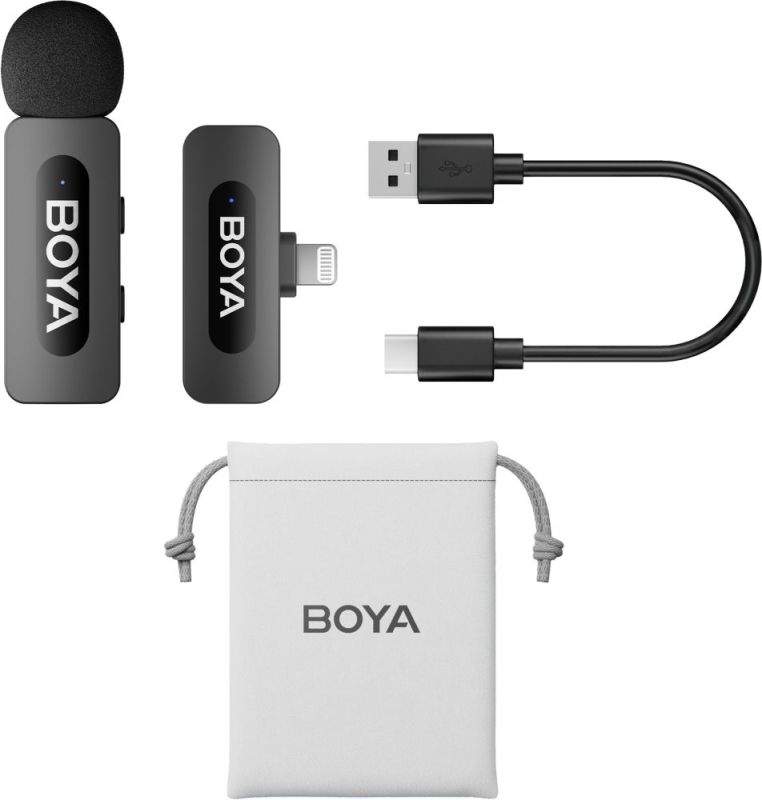 Мікрофон BOYA Lightning Black (BY-V1)