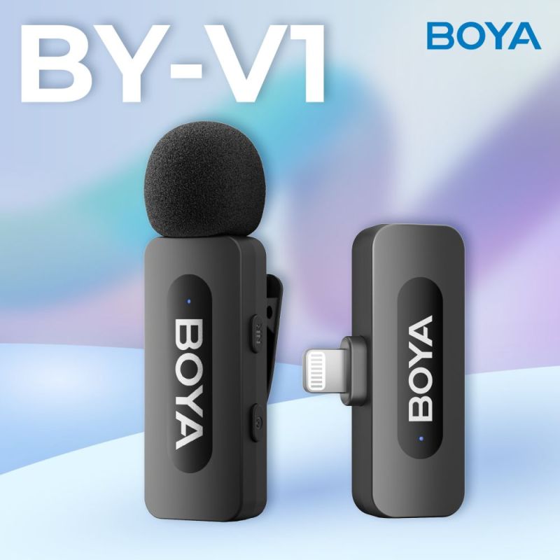 Мікрофон BOYA Lightning Black (BY-V1)