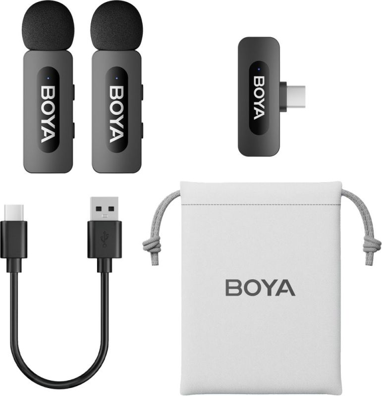Микрофон BOYA Type-C Black (BY-V20)
