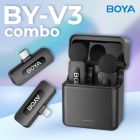 Мікрофон BOYA Type-C/Lightning Black (BY-V3 combo)
