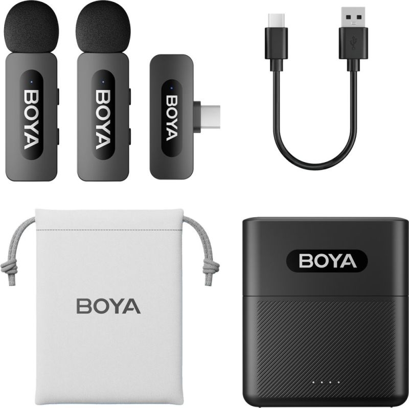 Мікрофон BOYA TRS for camera Black (BY-V35)