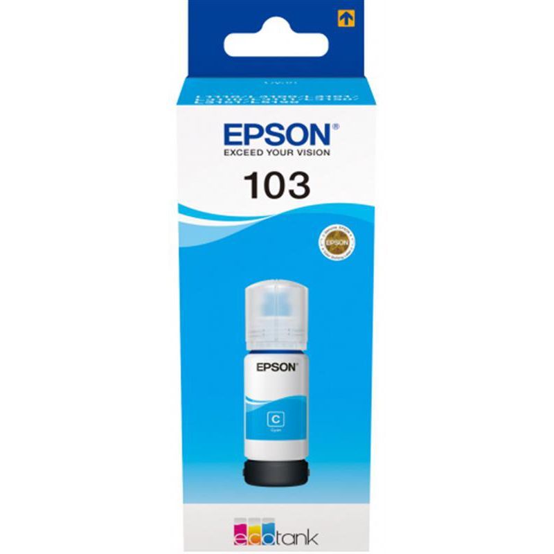 Чорнило Epson (103) L31XX Cyan 65 мл (C13T00S24A)