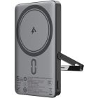 УМБ Acefast Magnetic Wireless 5000mAh 18W PD,QC3.0 USB-C In/Out,with holder, ультра тонкий M16 Black (6974316283997)