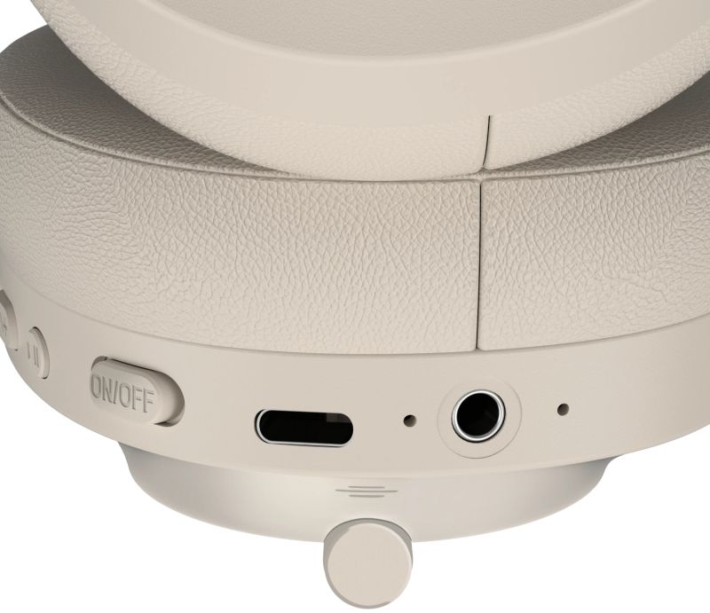 Гарнітура Defender FreeMotion B485 Bluetooth+3,5мм+USB-C, ANC Beige (63486)
