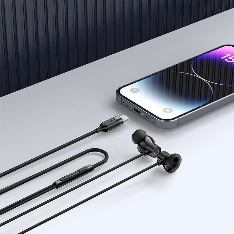 Гарнітура Acefast L10, USB-C, Black (6974316285335)