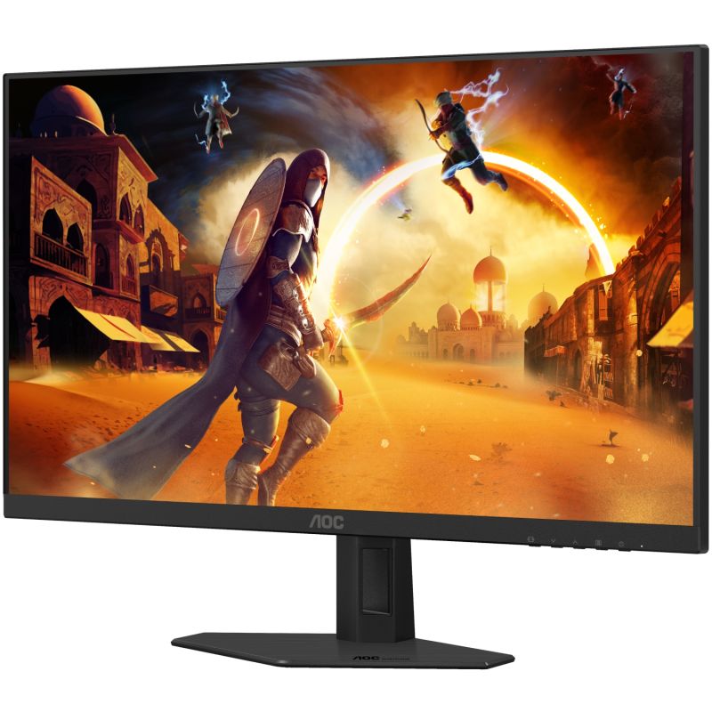 TFT 27" AOC 27G4HRE, Fast IPS, 200Гц, 2хHDMI, DP, колонки, чорно-червоний (27G4HRE)