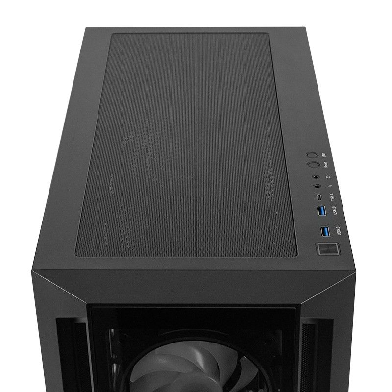 Корпус Chieftec APEX GA-01B-TG-OP 4x120mm A-RGB, USB-C, E-ATX, без БЖ, Black (GA-01B-TG-OP)