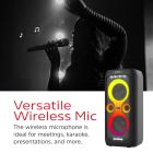 Акустична система 1.0 Energizer 50Вт Bluetooth 5.3/RMS/TF/USB/AUX/TWS/MIC, Dual 6.5” Drivers чорна (BTS566)