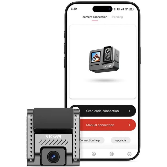 Відеореєстратор SJCAM Dashcam M60S + камера заднього виду, WIFI, 4K, HDR (6972476163401)