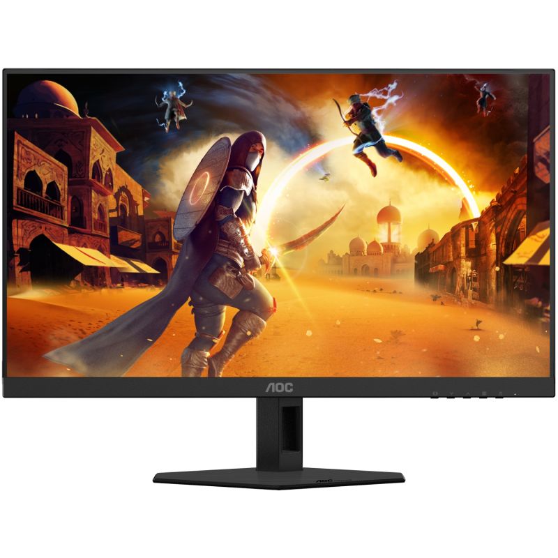 TFT 23.8" AOC 24G4HRE, Fast IPS, 200Гц, 2хHDMI, DP, колонки, чорно-червоний (24G4HRE)