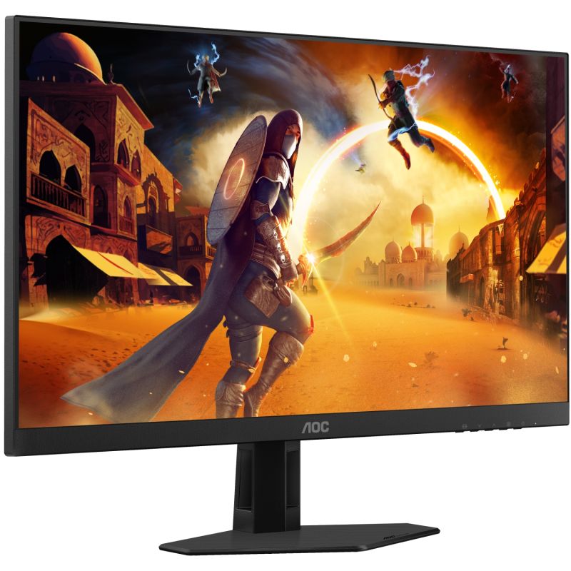 TFT 23.8" AOC 24G4HRE, Fast IPS, 200Гц, 2хHDMI, DP, колонки, чорно-червоний (24G4HRE)