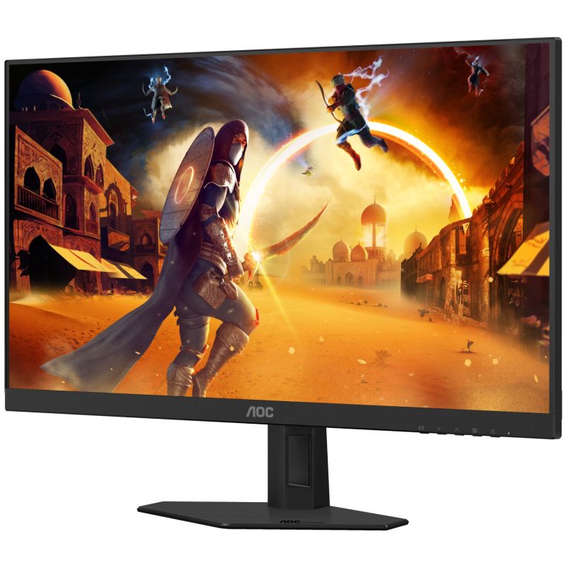 TFT 23.8" AOC 24G4HRE, Fast IPS, 200Гц, 2хHDMI, DP, колонки, чорно-червоний (24G4HRE)