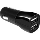 Автозарядка  2xUSB 12W 2.1A ECA-24 чорна Defender (83824)