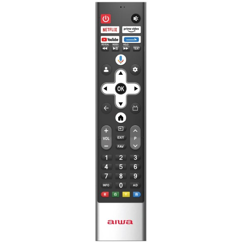 TV 55 AIWA 55GO70804UHD 4K UHD/DLED/T2/ Google TV/2 x 10W/Dolby Digital/HDMI/Wi-Fi/VESA 200x200/Blac (55GO70804UHD)