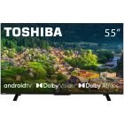 TV 55 Toshiba 55UA2363DG 4K UHD/LED/T2/Android 11/2 x 10W/Dolby Digital/HDMI/Wi-Fi/VESA 200 x 200 M4 (55UA2363DG)