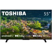 TV 55 Toshiba 55UA2363DG 4K UHD/LED/T2/Android 11/2 x 10W/Dolby Digital/HDMI/Wi-Fi/VESA 200 x 200 M4 (55UA2363DG)