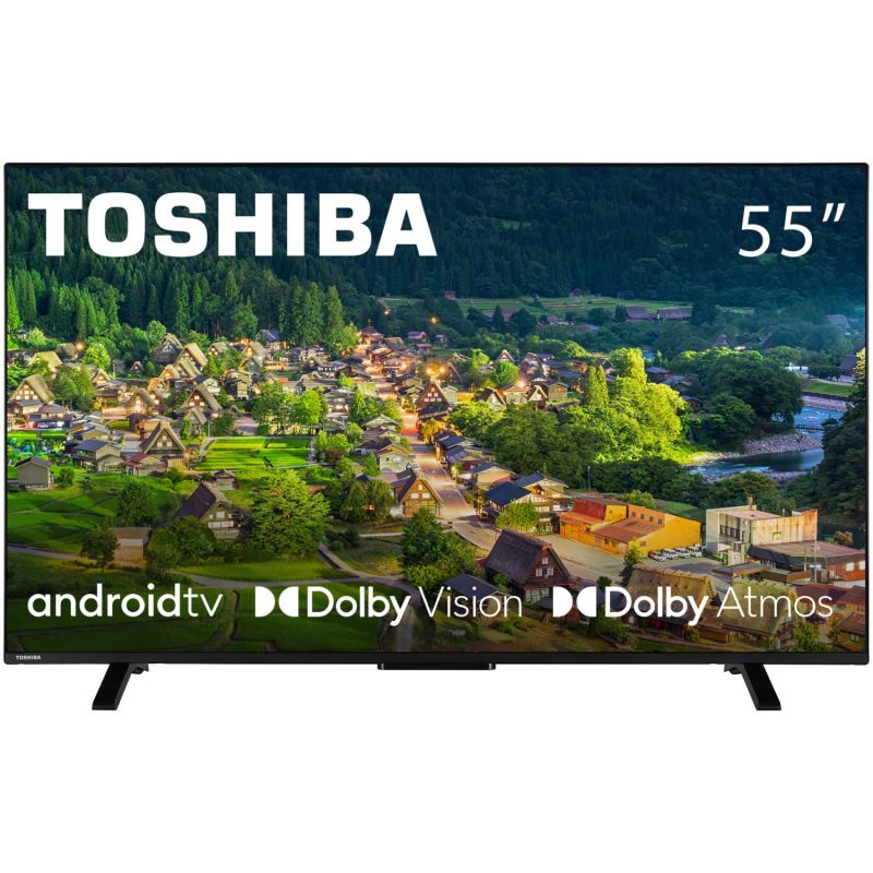 TV 55 Toshiba 55UA2363DG 4K UHD/LED/T2/Android 11/2 x 10W/Dolby Digital/HDMI/Wi-Fi/VESA 200 x 200 M4 (55UA2363DG)